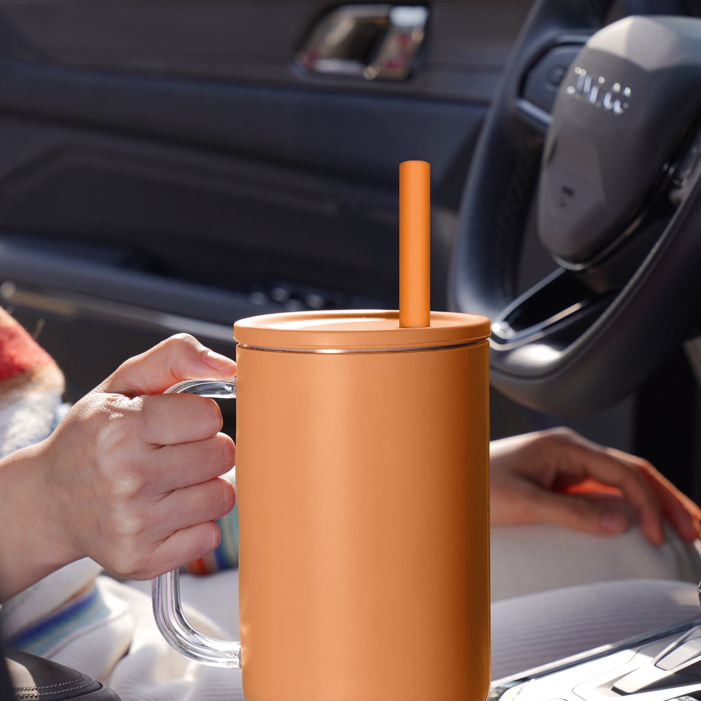 Tomorotec 12" Reusable Silicone Drinking Straws 15PCS with 2 Brushes, Compatible with Stanley Tumblers 40oz 30oz 20oz, Customizable for Various Drinkware, BPA-Free & Safe for Teeth (Morandi Colors)