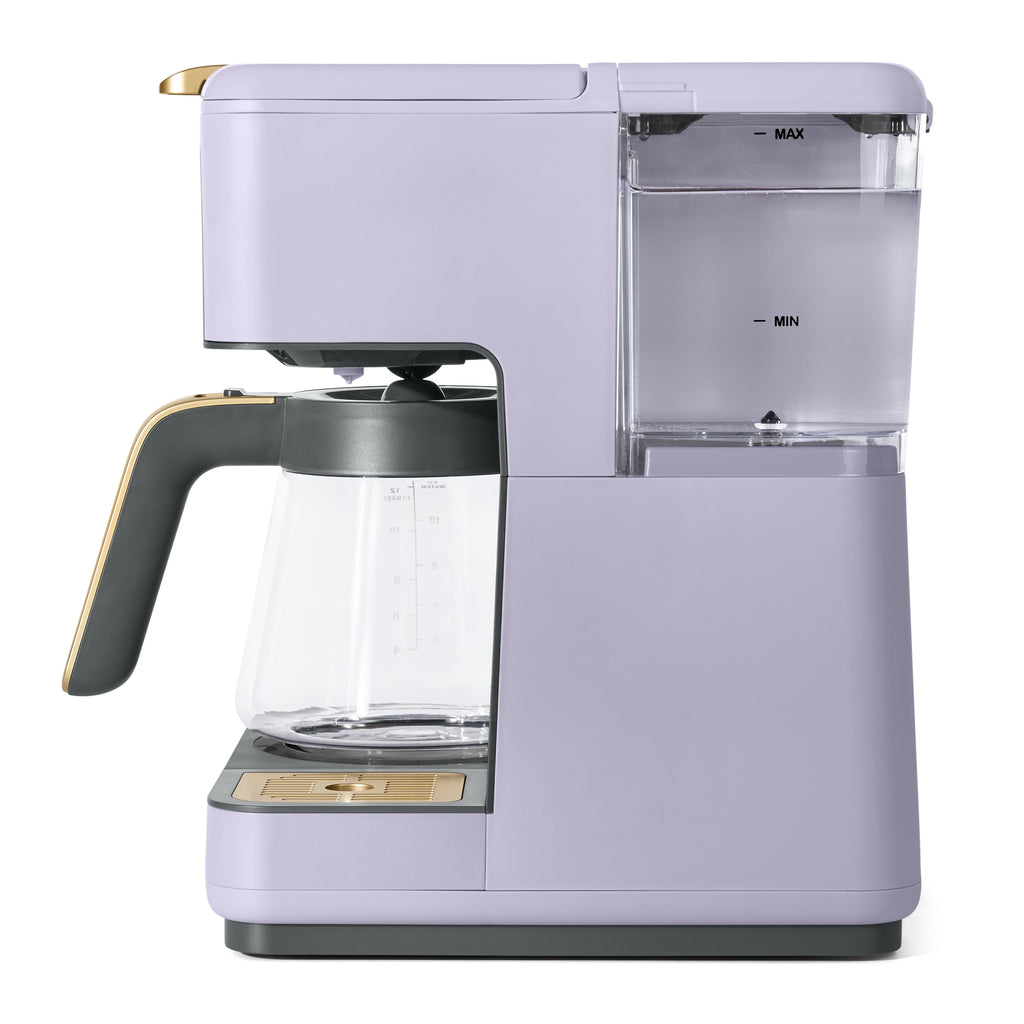 Beautiful by Drew Barrymore Multi-Brew 12-Cup Programmable Drip & Single-Serve Coffee Maker, White Icing