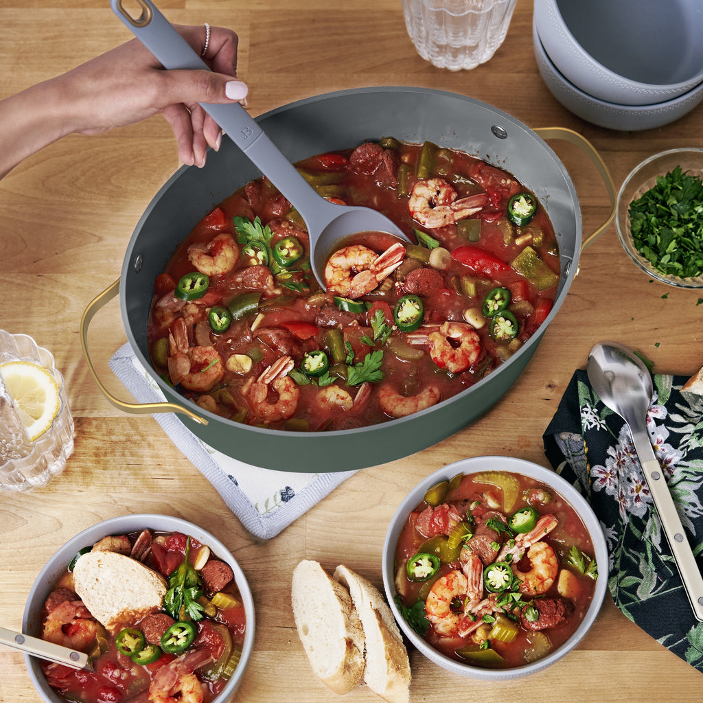 Beautiful 10 in 1, 6 Qt Electric Multi-Cooker, Thyme Green by Drew Barrymore