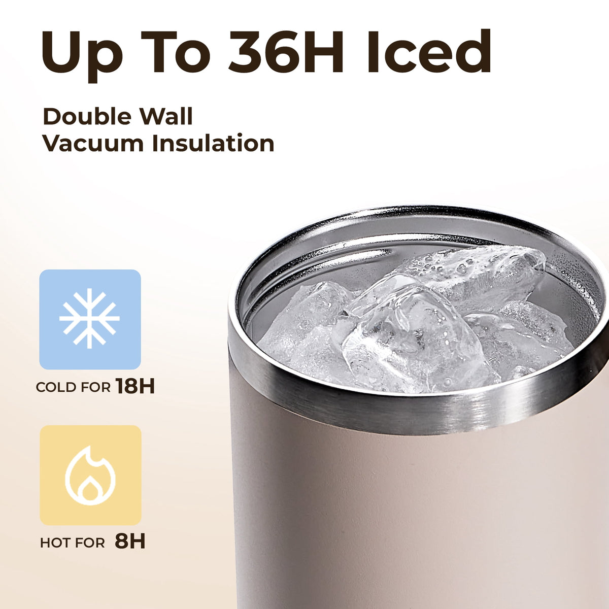 Carote Insulated Stainless Steel Tumbler with Handle and Lid, Leakproof Double Wall Vacuum Travel Mug, Reusable Cup for Hot & Cold Drinks, Pink, 32oz