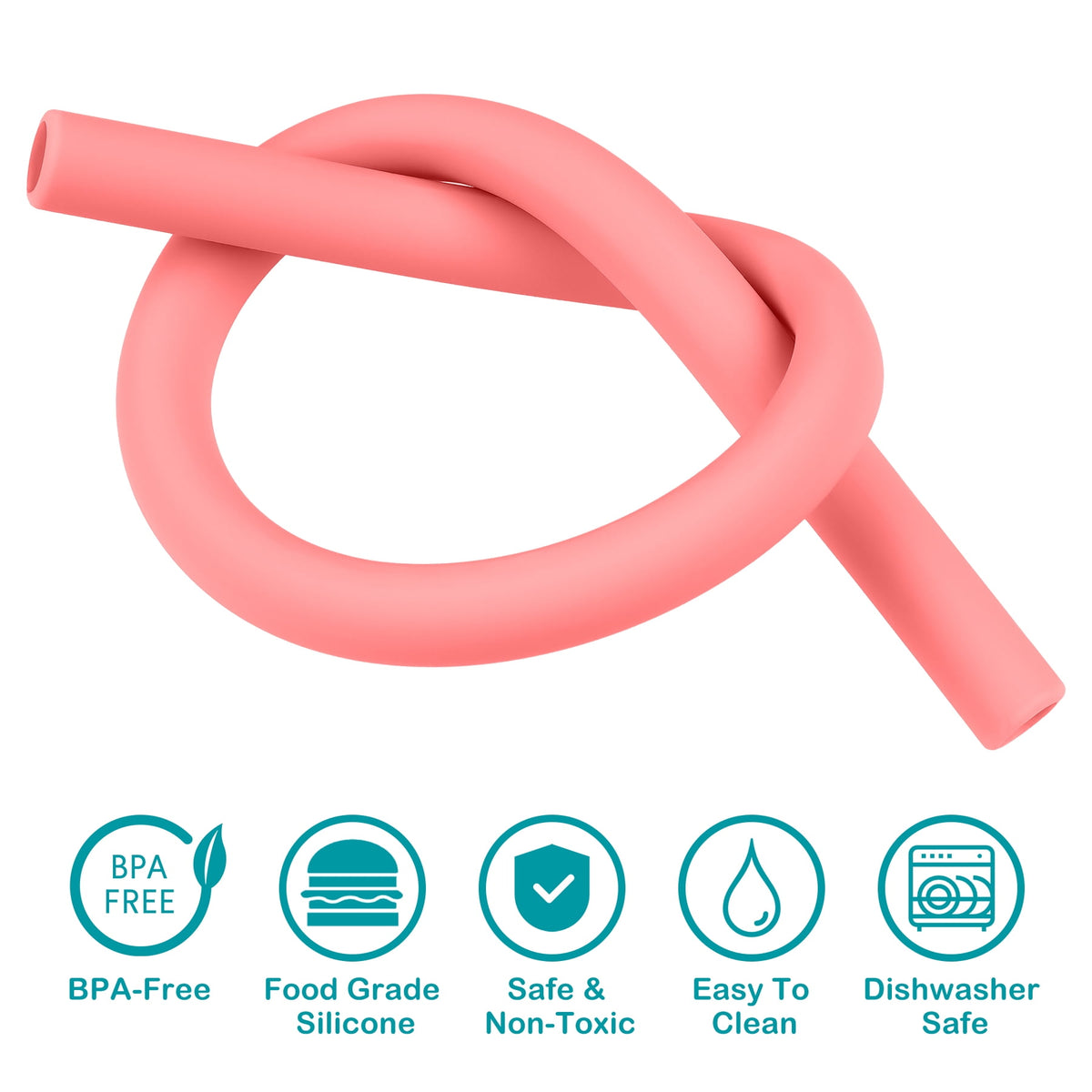 Tomorotec 12" Reusable Silicone Drinking Straws 15PCS with 2 Brushes, Compatible with Stanley Tumblers 40oz 30oz 20oz, Customizable for Various Drinkware, BPA-Free & Safe for Teeth (Morandi Colors)