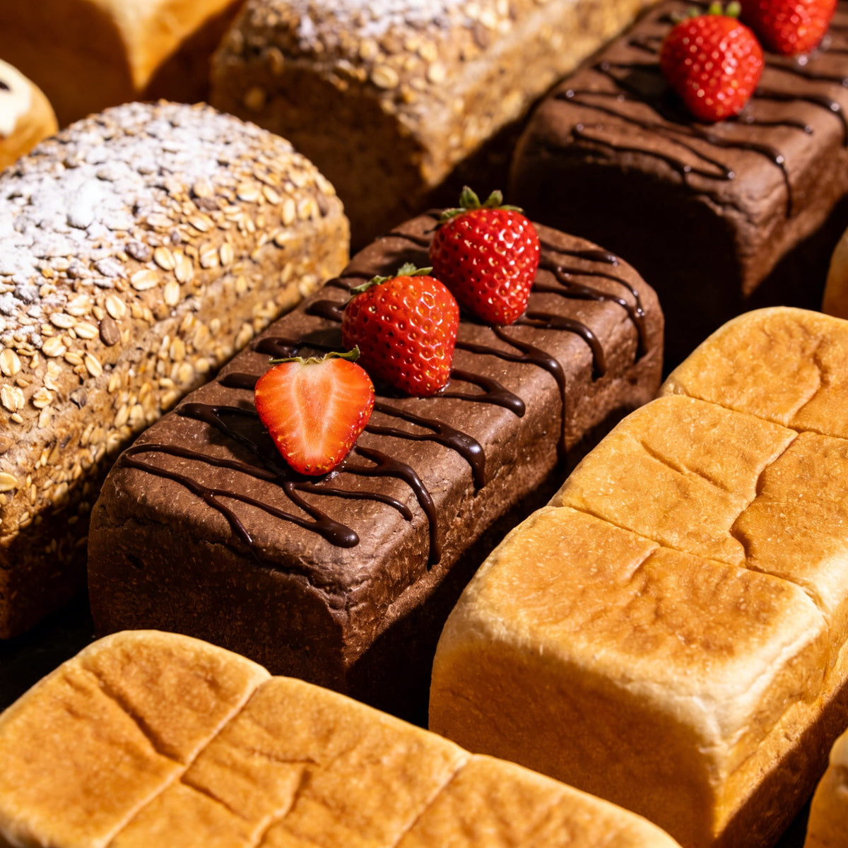 CAKETIME Silicone Bread Loaf Pan Nonstick Silicone Loaf Pans for Baking Large Bread Mold with Metal Reinforced Frame