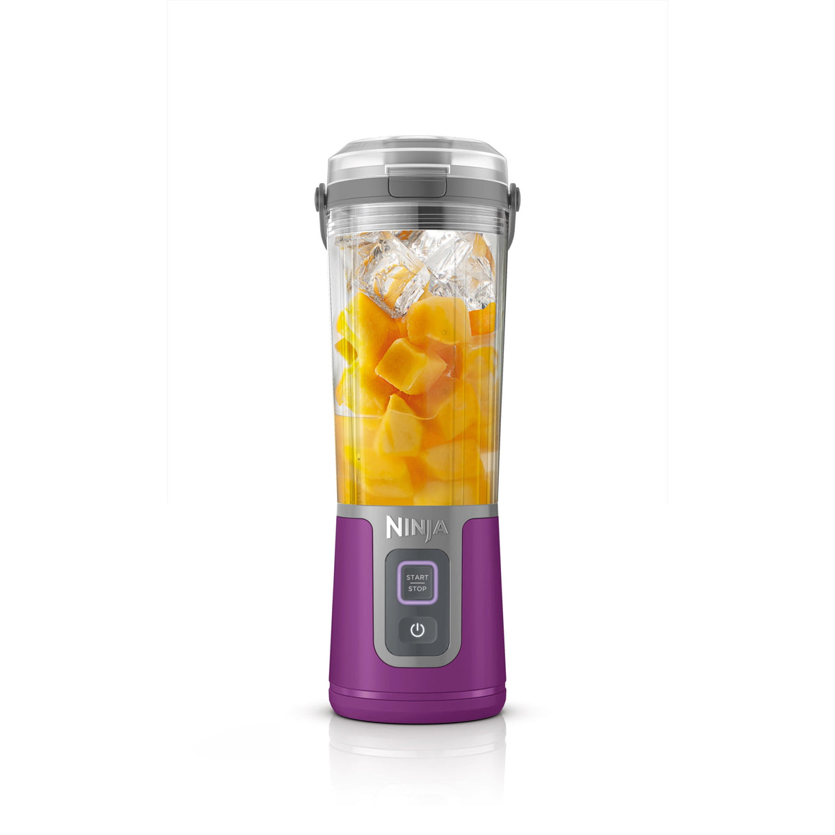 Ninja Blast Portable Personal 18 Oz Blender w/ Leak Proof Lid & Easy Sip Spout, Rechargeable Base, BC150PK Pink