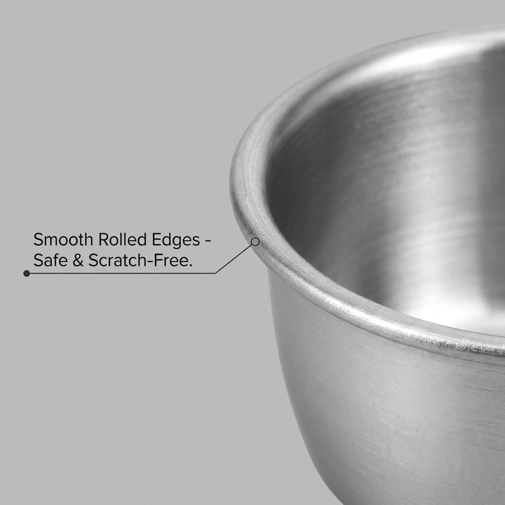 12Pcs 1.5oz Stainless Steel Dipping Sauce Cups, Reusable Metal Ramekins for Condiments & Portion Control, Stackable Mini Bowls for Meal Prep & Ketchup