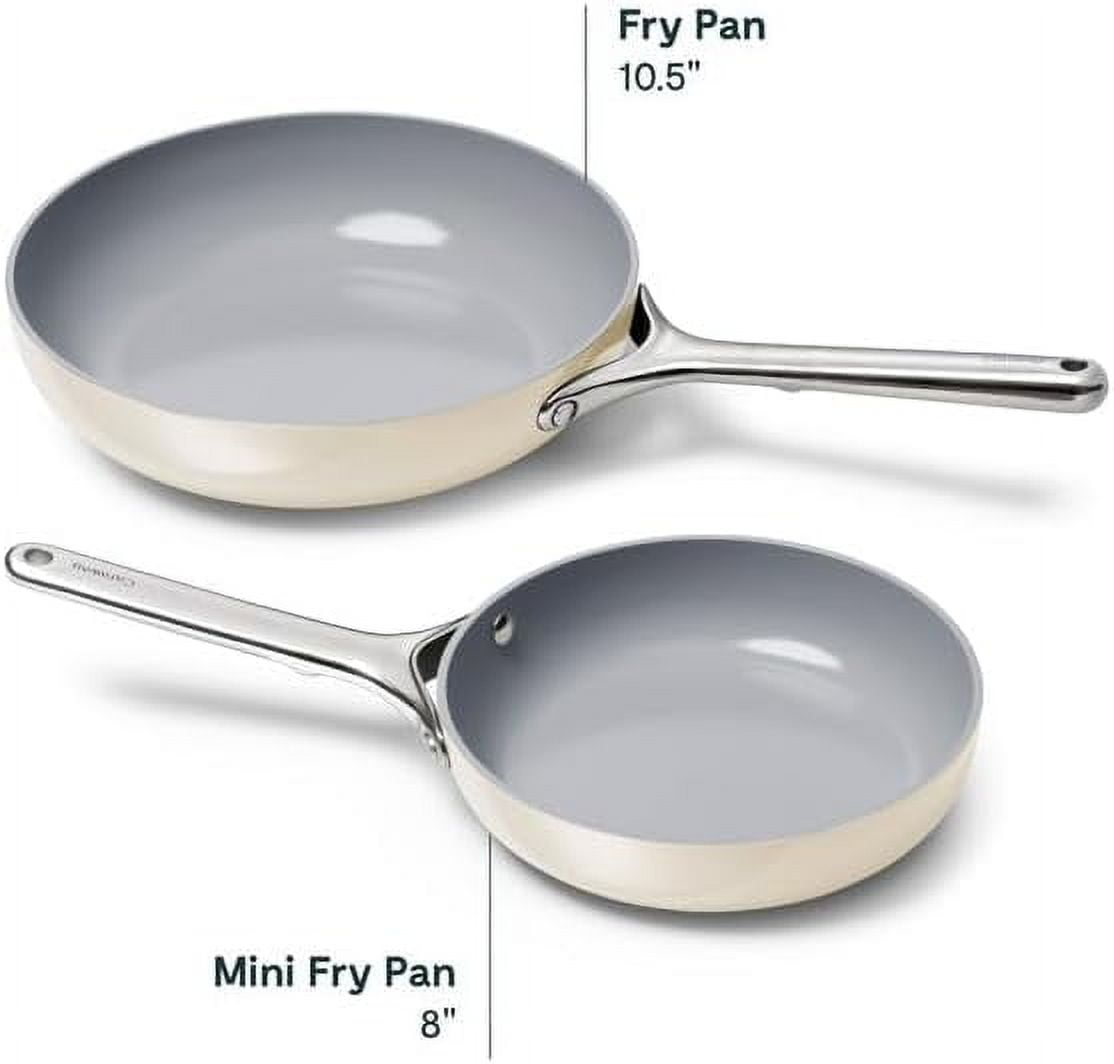 Caraway Ceramic Non-Stick Mini Fry Pan, 8'', Cream
