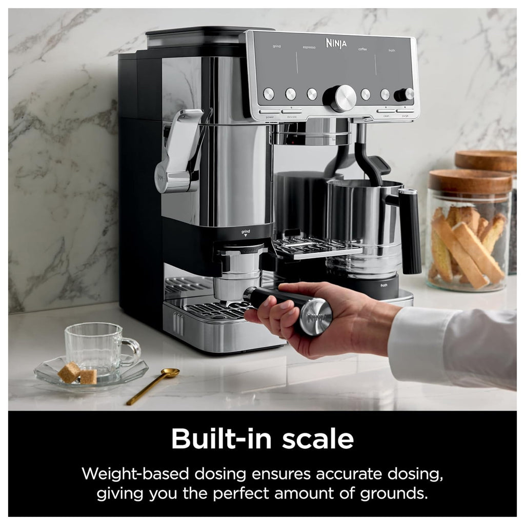 Ninja Luxe Cafe Pro Series 4-in-1 Coffee Machine, Silver (Certified )