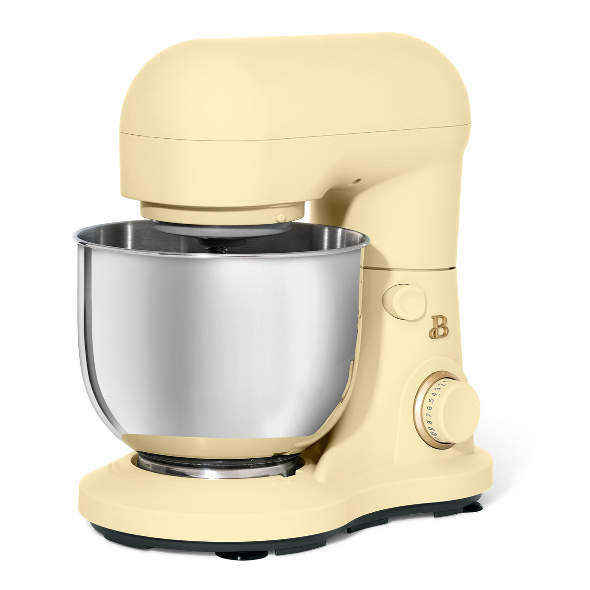 Beautiful 3.5 Qt Stand Mixer with Flat Beater, Dough Hook, Balloon Whisk, Chocolate by Drew Barrymore