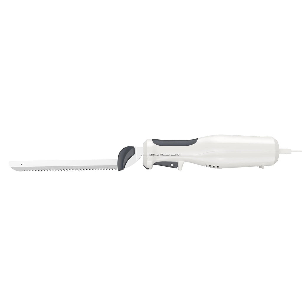 BLACK+DECKER 9-Inch Electric Carving Knife, Stainless Steel, White