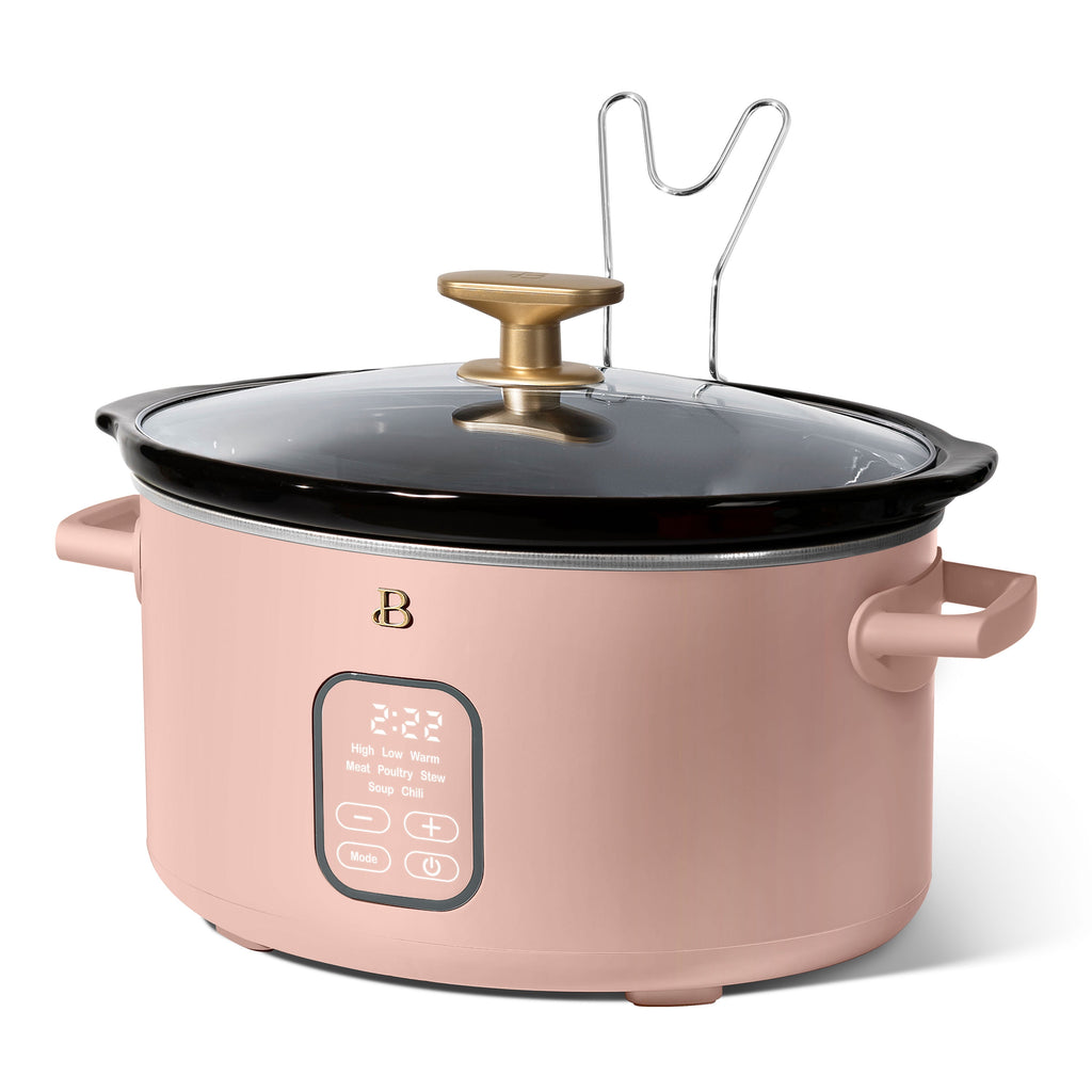 Beautiful 6 Qt Programmable Slow Cooker, Thyme Green by Drew Barrymore