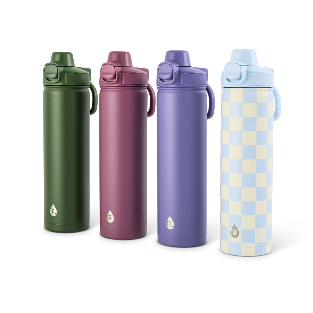 TAL 28oz Stainless Steel Ranger Push Lock Lid Water Bottle, Black