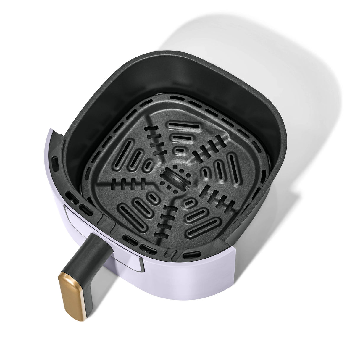 Beautiful 3 Qt Air Fryer with TurboCrisp Technology, EverGood Non-Toxic Ceramic Nonstick Coating, Chocolate by Drew Barrymore