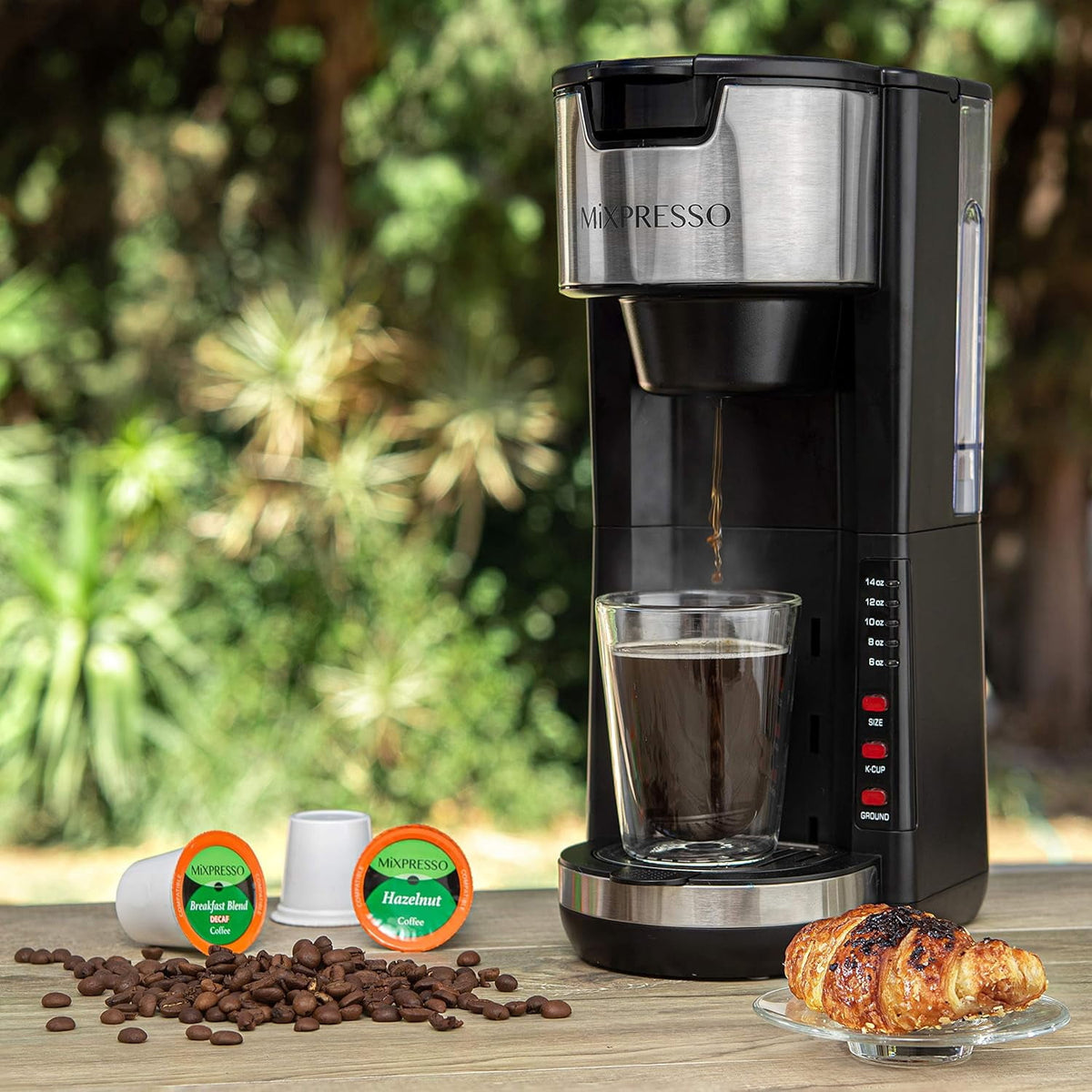 Mixpresso Single Serve Coffee Brewer, White
