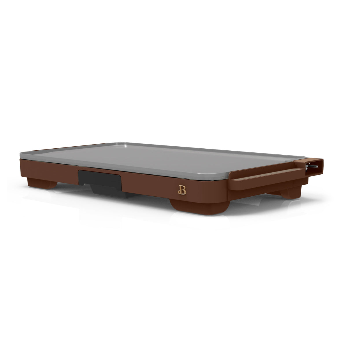 Beautiful XL Electric Griddle 12" x 22" with EverGood Ceramic Nonstick Coating, Thyme Green by Drew Barrymore