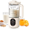 Luxmo 50oz Automatic Nut Milk Maker, Homemade Hot Soy Milk Almond Cow Maker Machine, 10-in-1 Plant-Based & Dairy-Free Beverage Oat Milk Maker with Delay Start, Keep Warm, Boil Water(1500ML)