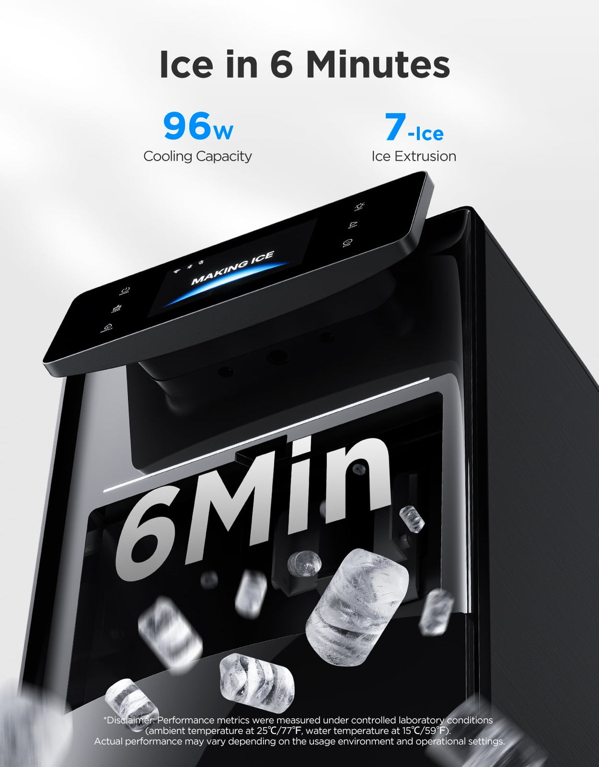 Govee Smart Nugget Ice Maker Pro - 60 lb Ice Nuggets