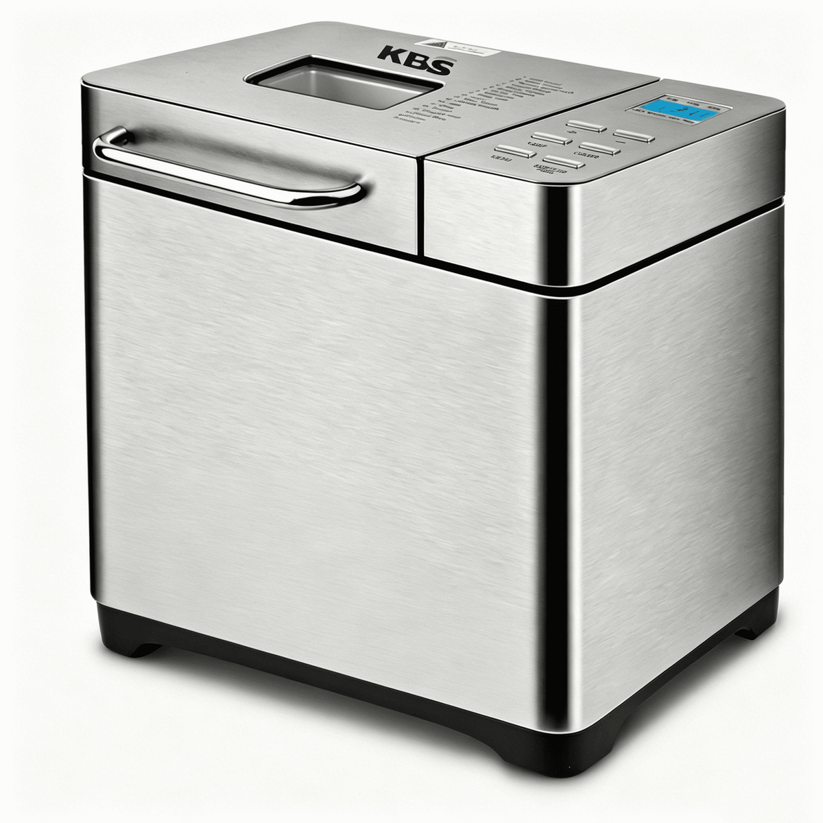 KBS 2lb Bread Maker Machine, 19-in-1 Automatic Bread Maker with Auto Nut Dispenser, Nonstick Pan, 15H Delay Timer, 1H Keep Warm, Stainless Steel