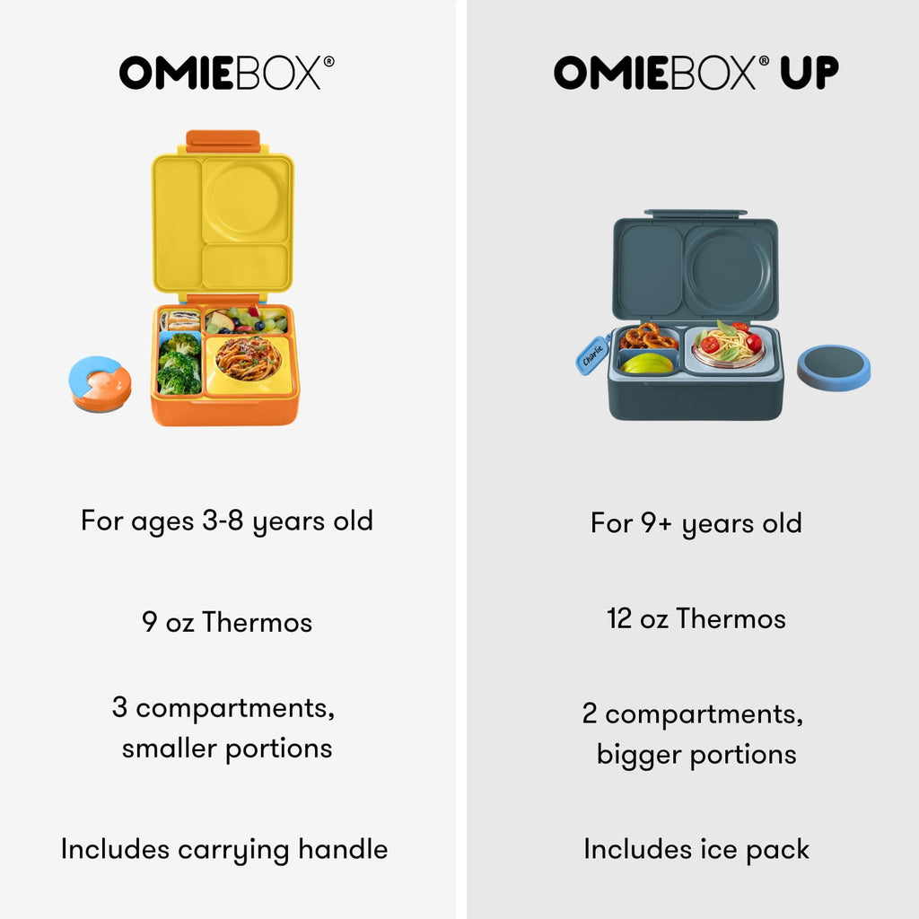 OmieBox UP is an Insulated Bento Lunch Box with a 12oz Thermos - Cosmic Blue by OmieLife