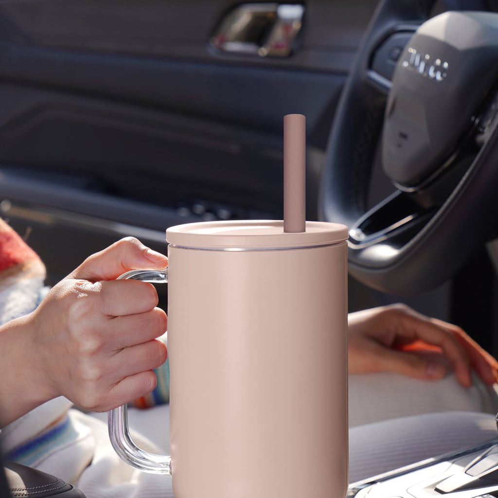 Tomorotec 12" Reusable Silicone Drinking Straws 15PCS with 2 Brushes, Compatible with Stanley Tumblers 40oz 30oz 20oz, Customizable for Various Drinkware, BPA-Free & Safe for Teeth (Morandi Colors)