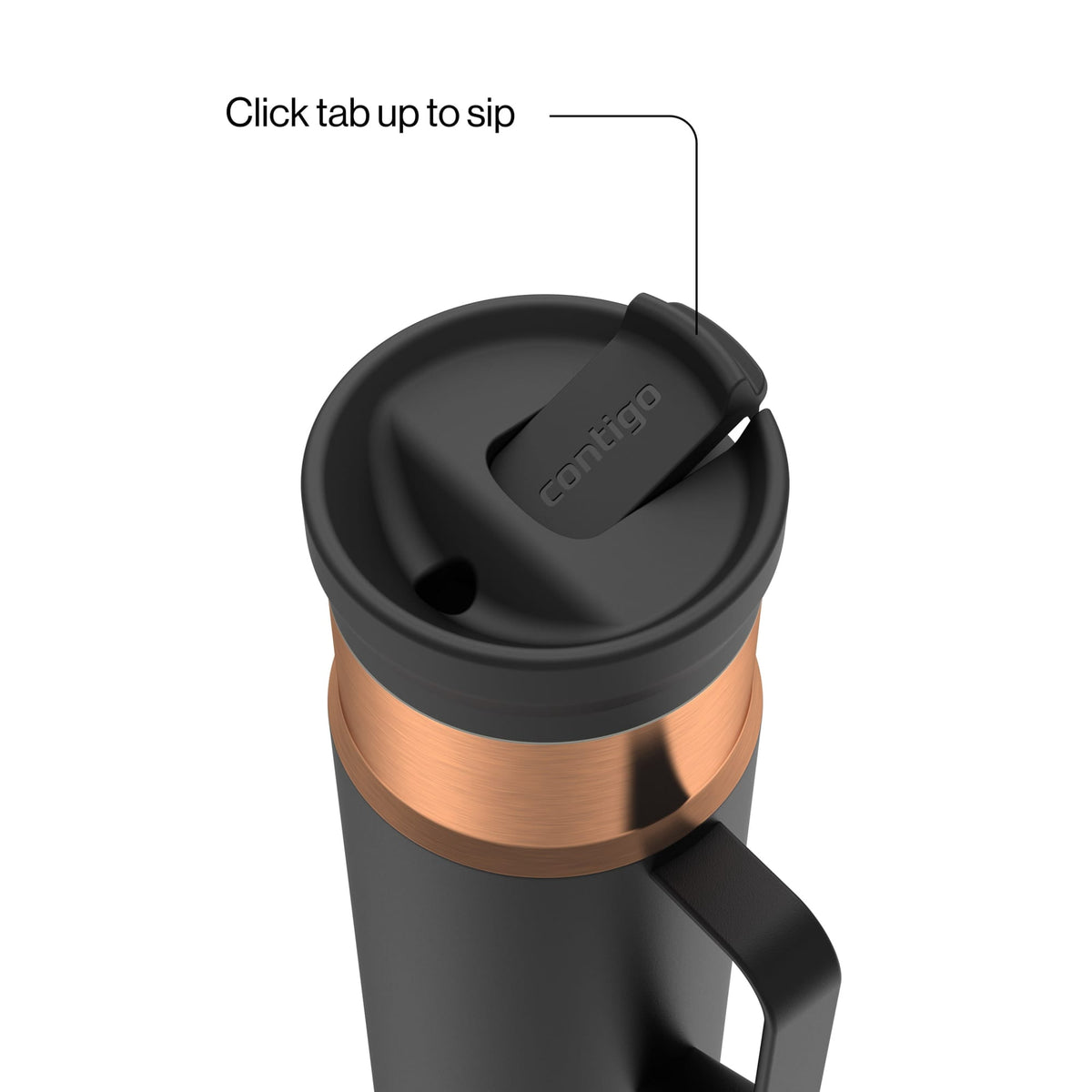 Contigo 20oz SnapSeal Insulated Stainless Steel Tumbler, Oatmilk Cream/Champagne