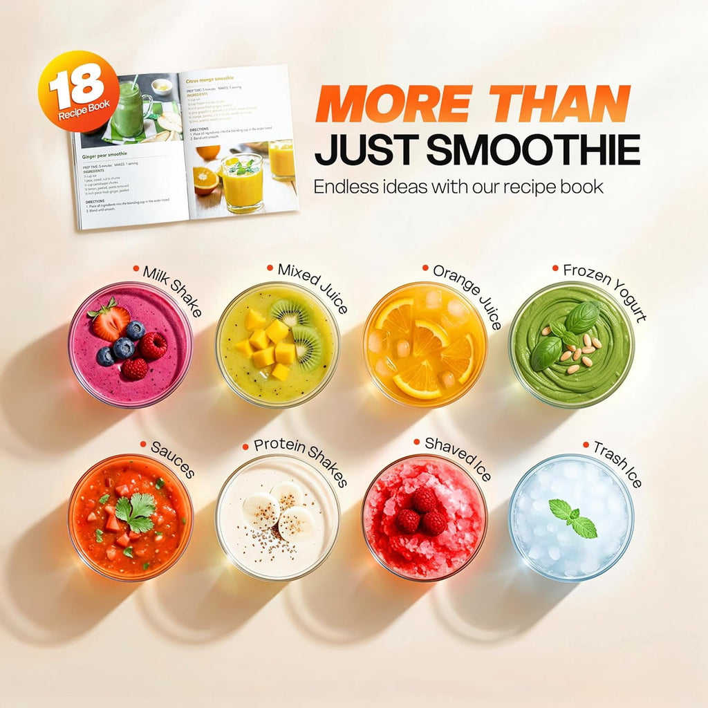 Smoothie Blender, 450W Personal Blender for Kitchen and Blend Shakes,Smoothies,Frozen Drinks, Baby Food with 2 No-BPA Portable Cups-Silver
