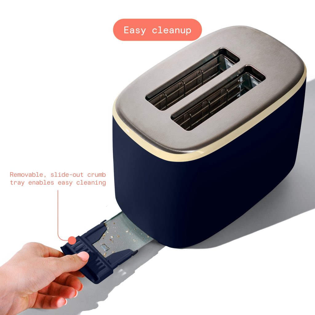 Beautiful 2 Slice Toaster with Touch-Activated Display, Thyme Green by Drew Barrymore