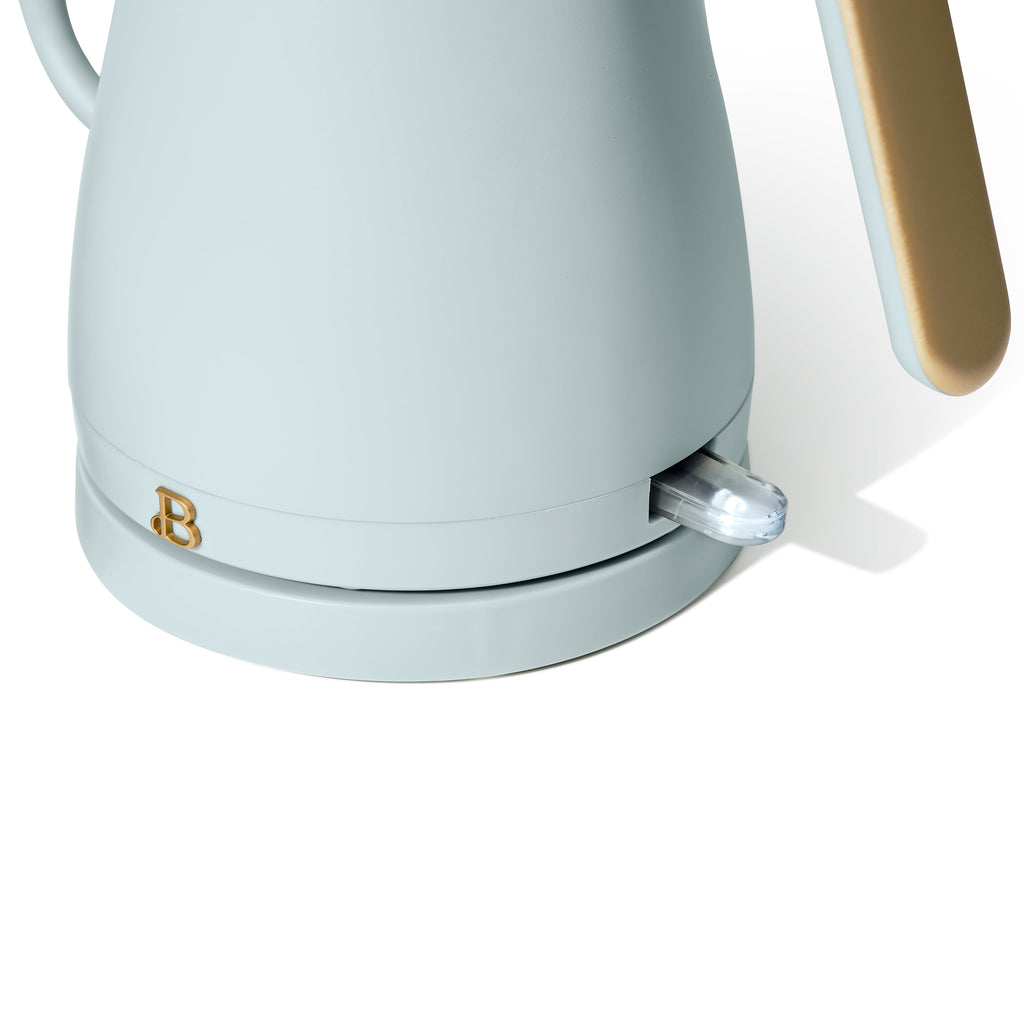 Beautiful 1-Liter Electric Gooseneck Kettle 1200 W, Chocolate by Drew Barrymore