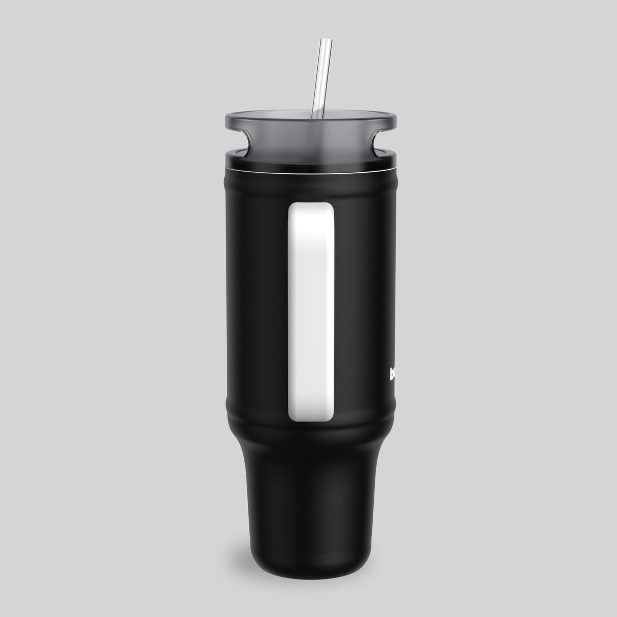 Bubba 40oz AutoClose Insulated Stainless Steel Tumbler with Straw and Handle, Office Siren Black