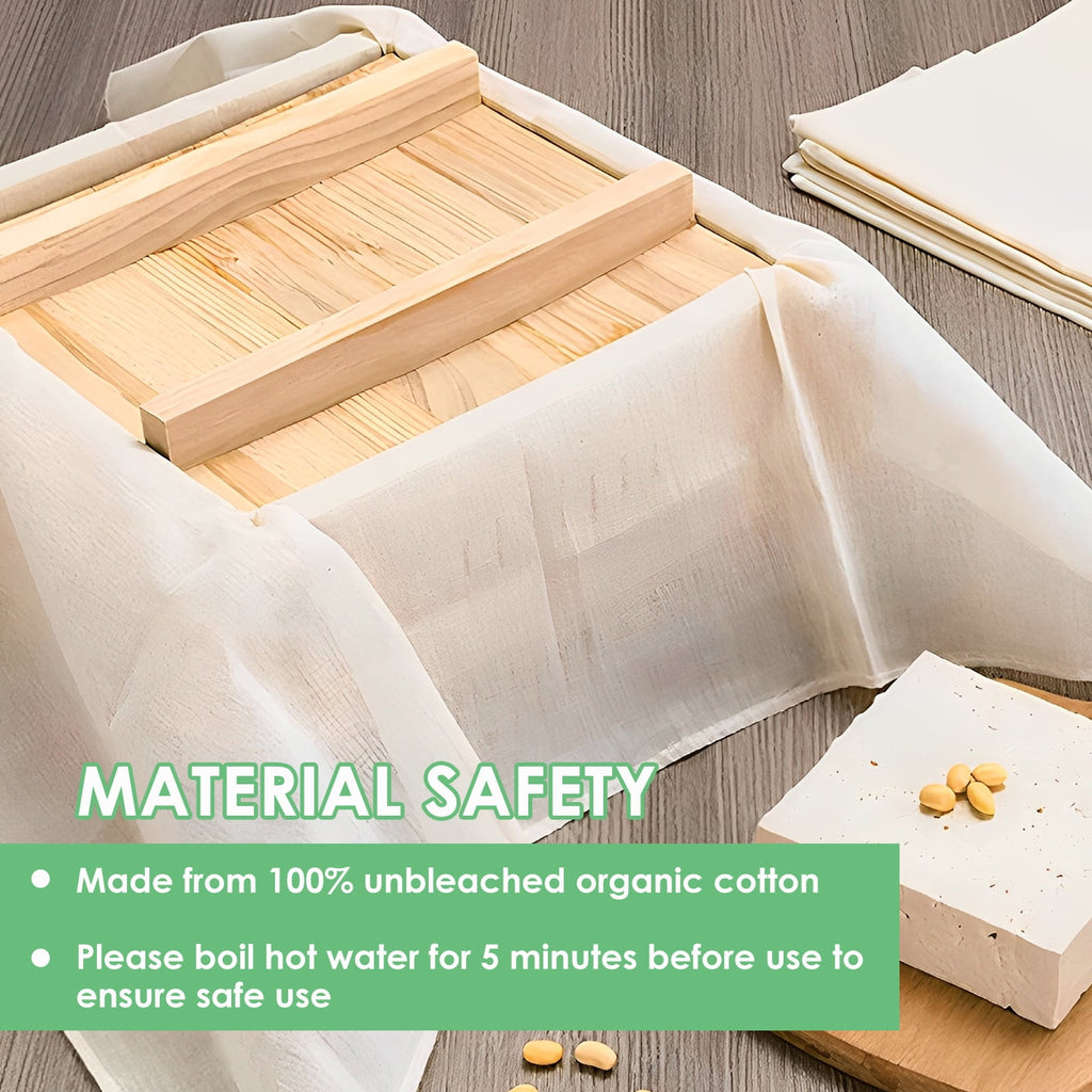 Jetcloudlive 12Pcs Cheese Cloths Natural Unbleached Cotton Cheesecloth 20 inch Square Cheese Cloths Reusable Organic Cheesecloth Cotton Cloth Strainer for Coffee Brewing Juicing Straining Making