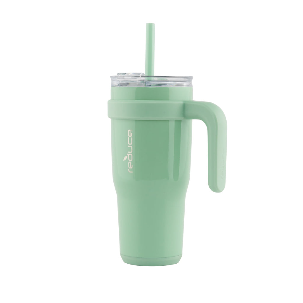 Reduce Cold1 24oz Stainless Steel Tumbler with Handle, Sea Glass