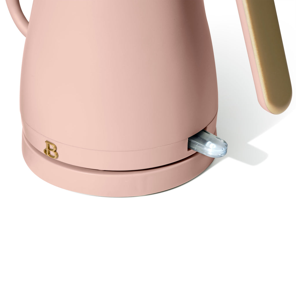 Beautiful 1-Liter Electric Gooseneck Kettle 1200 W, Chocolate by Drew Barrymore