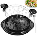 Gimgong Chicken Shredder Large Chicken Breast Shredder Tool Twist with Cleaning Brush, Visible Meat Shredder Machine, Strong Anti-Slip Strip, Ergonomic Handle, BPA Free, Suitable for Pork Beef Chicke