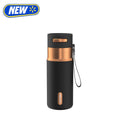 Contigo 16oz AutoSeal Insulated Stainless Steel Water Bottle, Licorice Black/Bronze