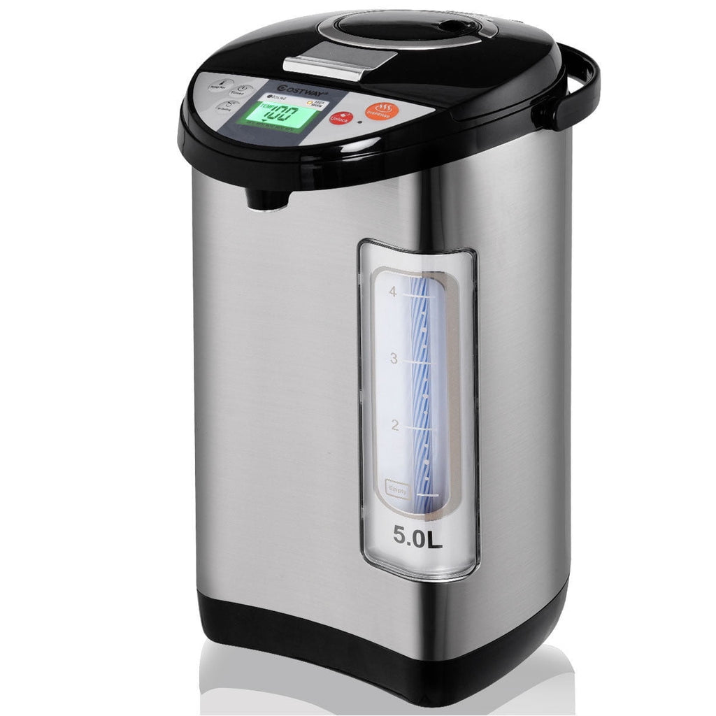 Costway 5-Liter LCD Water Boiler and Warmer Electric Hot Pot Kettle Hot Water Dispenser