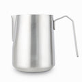 Easyworkz Espresso Milk Frothing Pitcher Heavy-Gauge Stainless Steel 20 oz Cappuccino Latte Art Cup, Brushed Silver