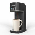 Jesslyn Single Serve Coffee Maker Compatible with K Cup Capsules & Grounds, Black