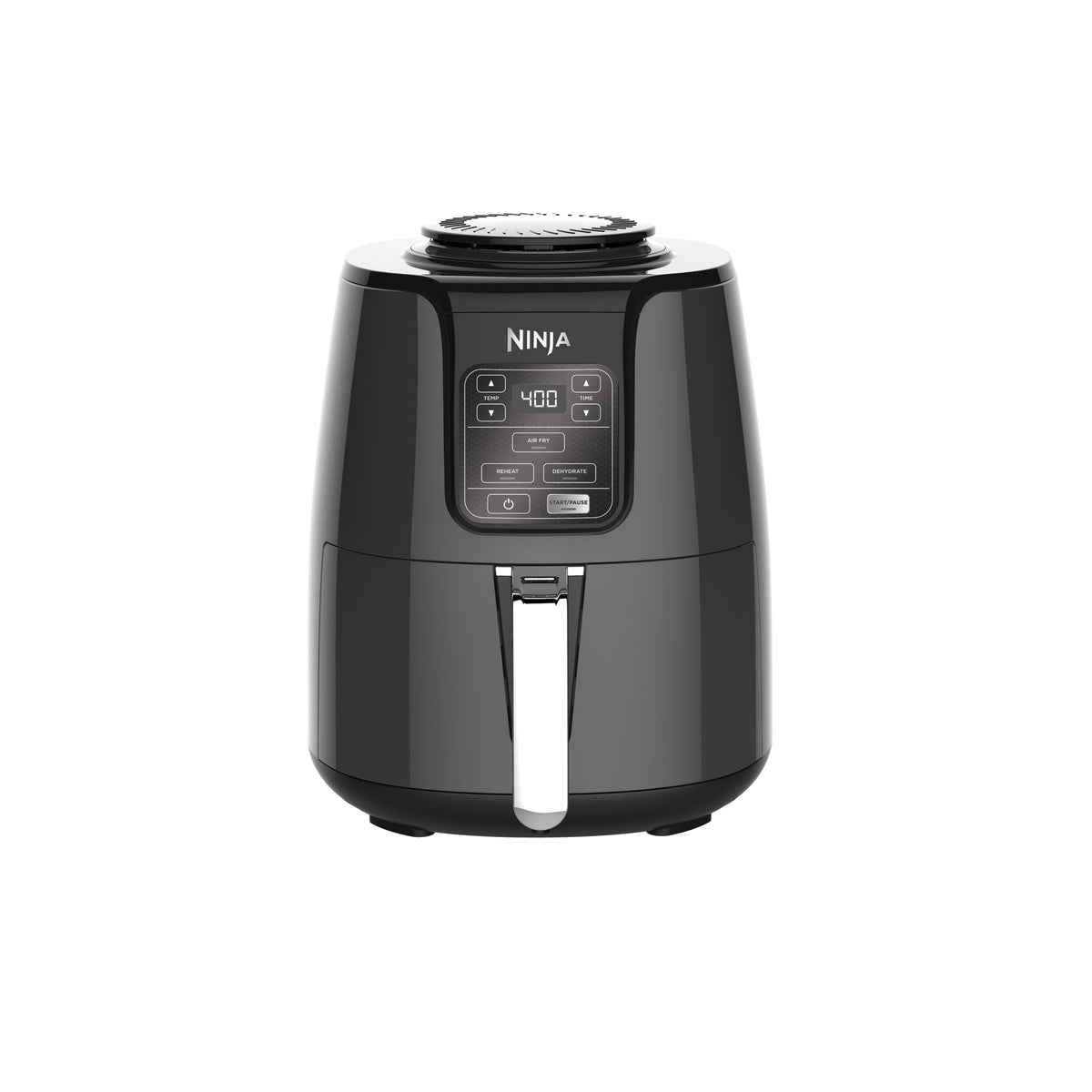Ninja Air Fryer 4-Qt, 3-in-1, Air Fry Reheat Dehydrate, Nonstick, Dishwasher Safe, Compact, AF100WMWH White
