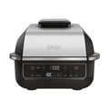 Ninja Foodi 4-Serving Electric Indoor Grill & Air Fryer, 6-in-1 Grill & Air Fryer, Roast, Bake, Broil & Dehydrate, EG201, Black