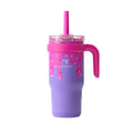 Reduce Coldee Kids Insulated Tumbler with Straw, 18oz Stainless Steel Spill-Proof Cup with Handle, Ice Cream