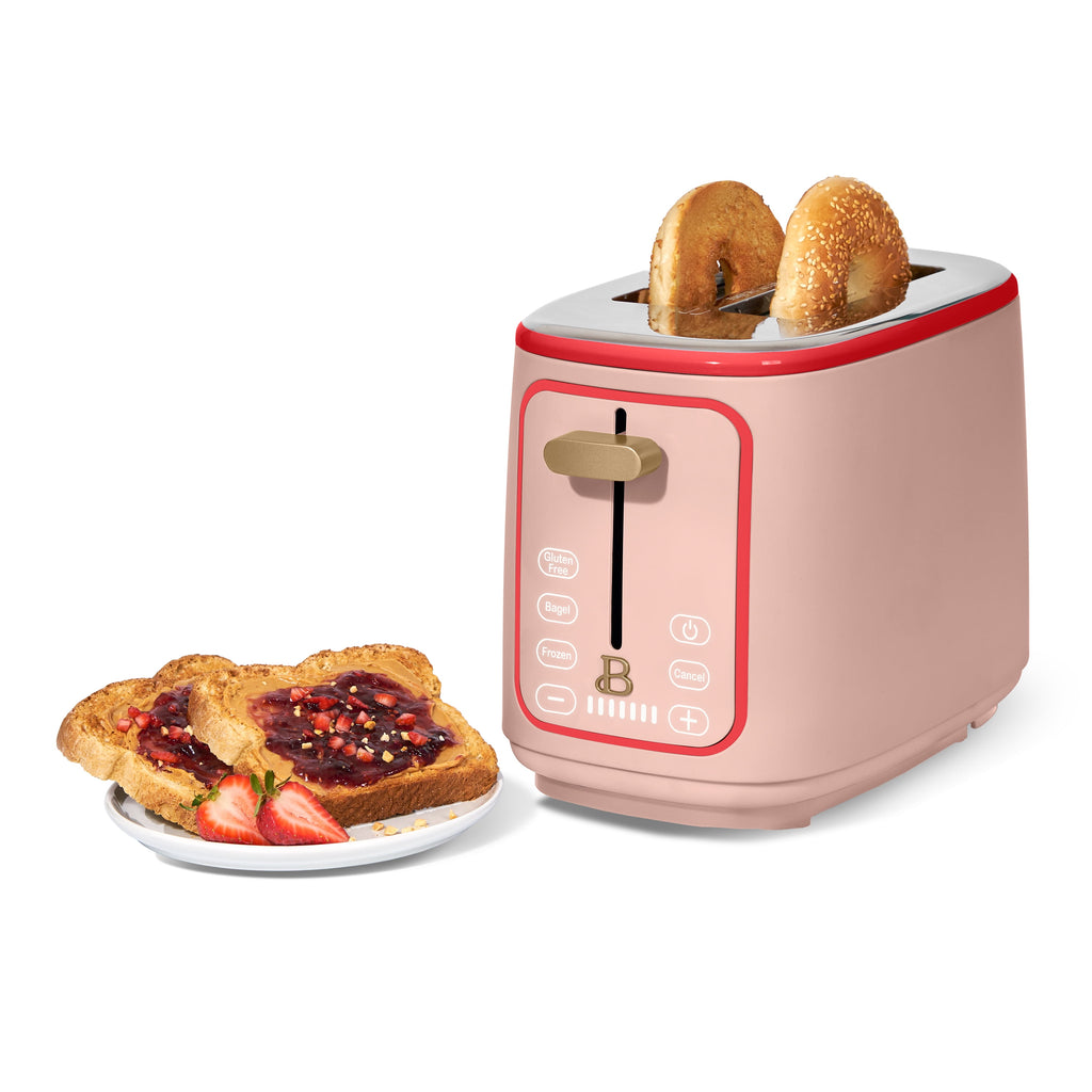 Beautiful 2 Slice Toaster with Touch-Activated Display, Thyme Green by Drew Barrymore
