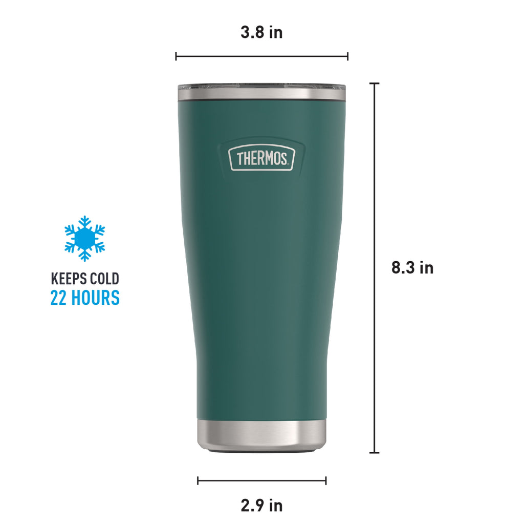 Thermos Stainless Steel Tumbler, w/ Slide Lock Lid, Graphite, 24 oz
