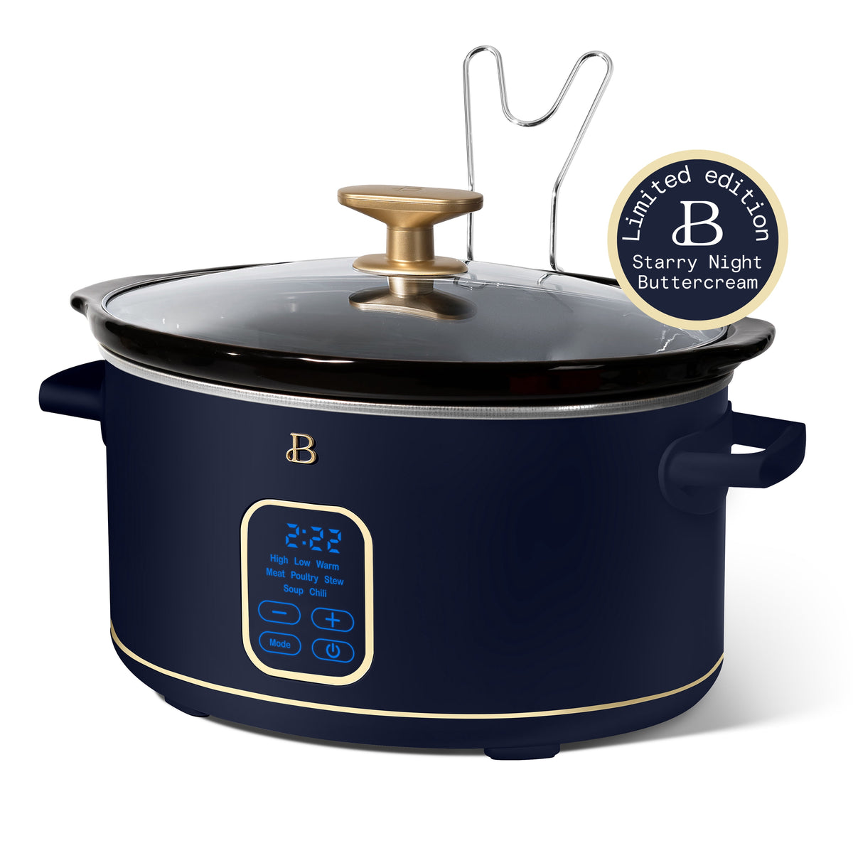 Beautiful 6 Qt Programmable Slow Cooker, Thyme Green by Drew Barrymore