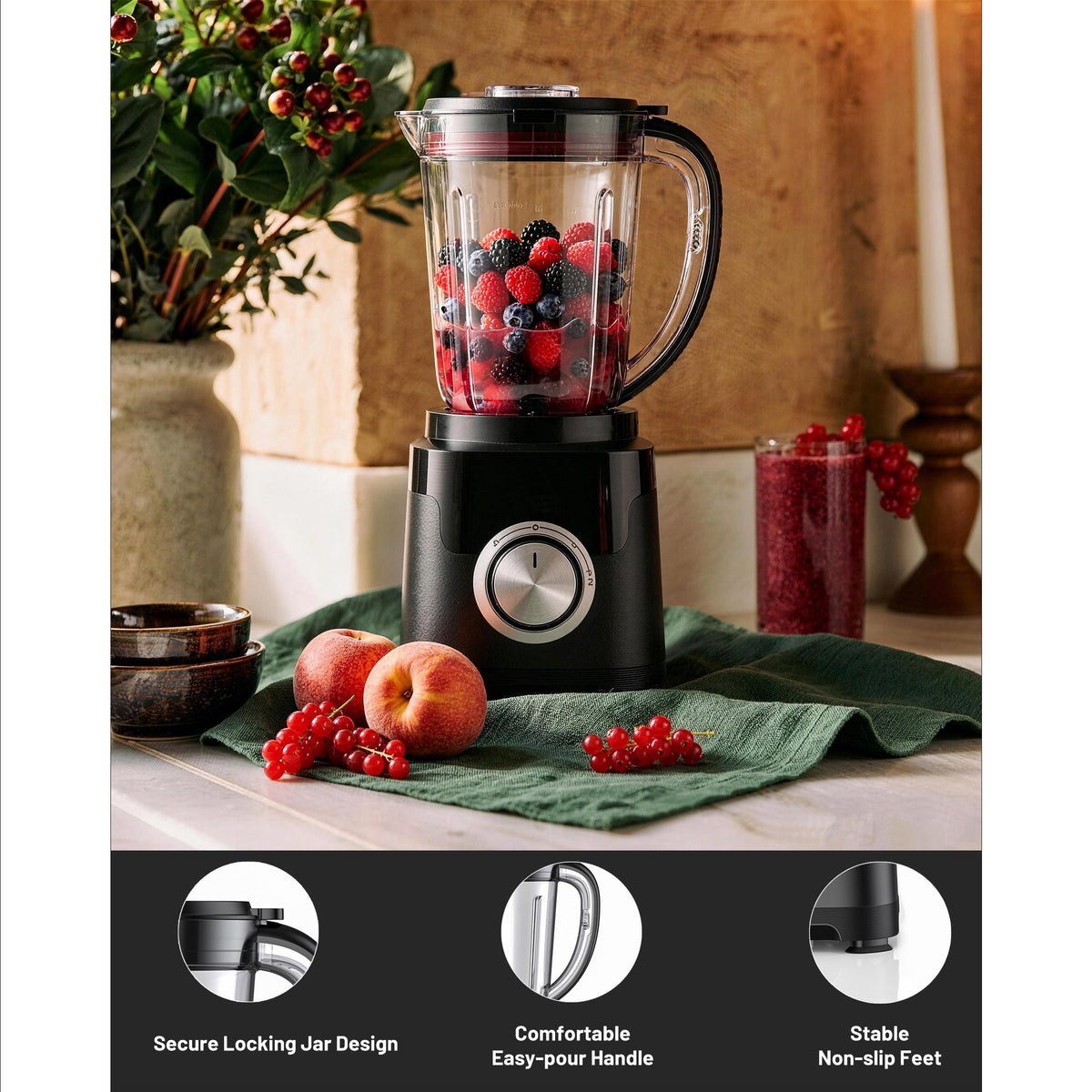 Professional Plus 57-Oz sommthie Blender, Smoothies, Ice Crush