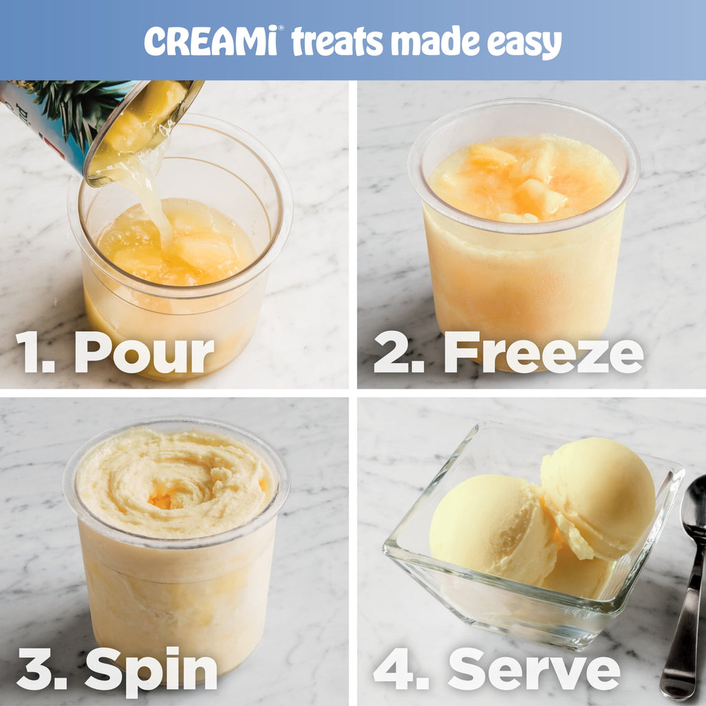 Ninja Creami Ice Cream Maker, for Mix-ins, Milkshakes, Sorbet, 5 One-Touch Programs, (2) 16 Oz Pint Containers & Lids, NC350 White