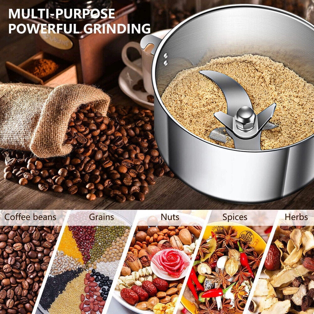 TOPCHANCES 2500g Commercial Spice Grinder Electric Herb Grain Mill Grinder 4200W High Speed Pulverizer