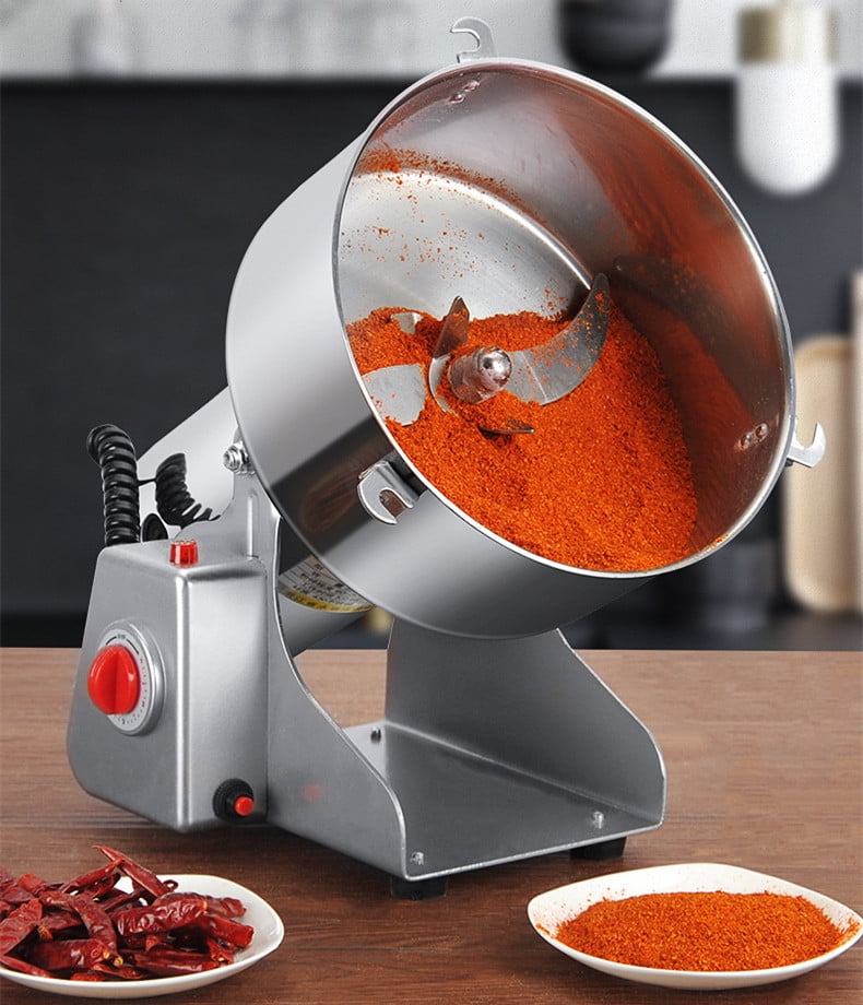 TOPCHANCES 2500g Commercial Spice Grinder Electric Herb Grain Mill Grinder 4200W High Speed Pulverizer