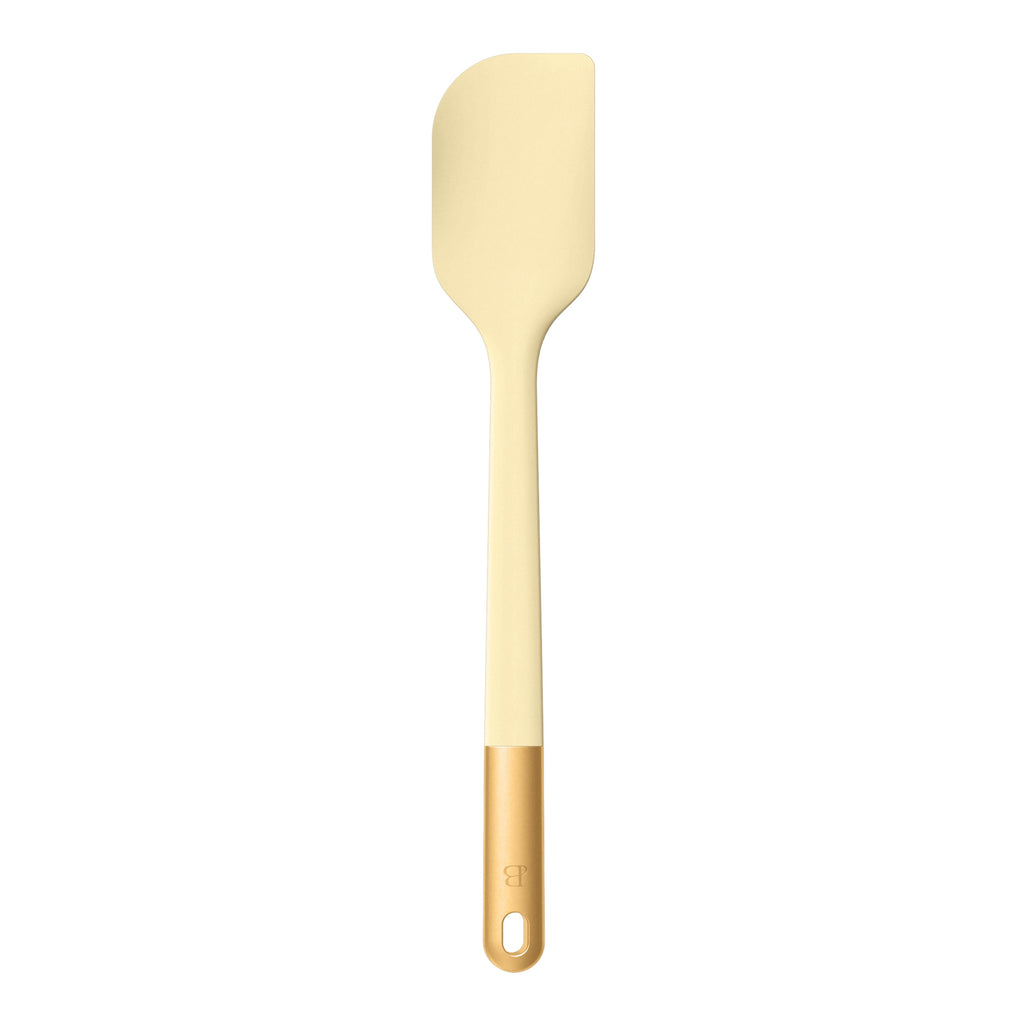 Beautiful 6-Piece Silicone Kitchen Tool Set with Ceramic Crock, Chocolate by Drew Barrymore