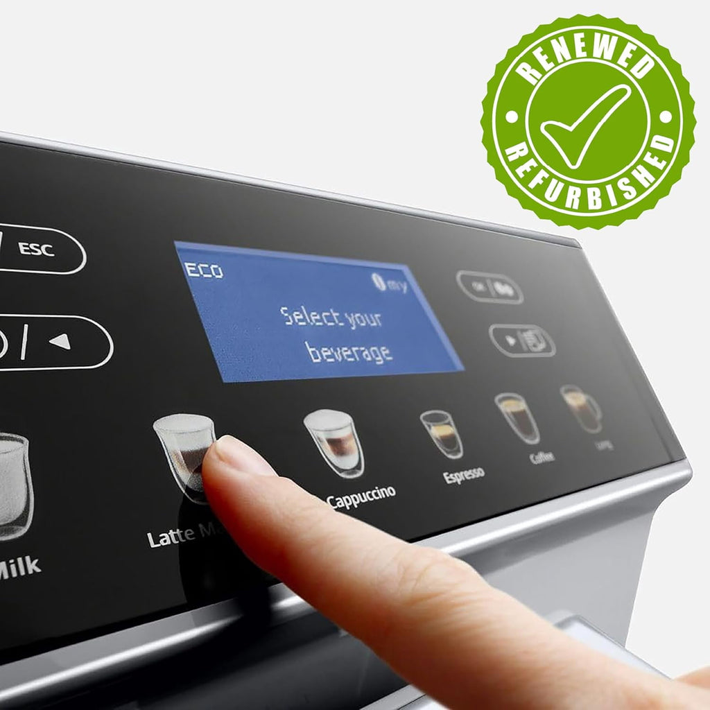 De'Longhi ECAM46860S Eletta Evo Fully Automatic Espresso Cappuccino Coffee Maker with One Touch Latte Crema System