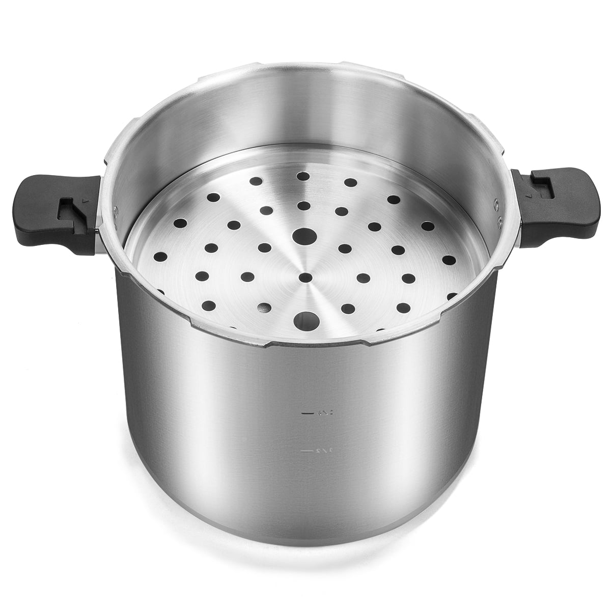 Barton 22 Qt Pressure Canner & Pressure Cooker, Aluminum Stovetop Canning Pot with Gauge, Induction Compatible, 13 PSI, Silver