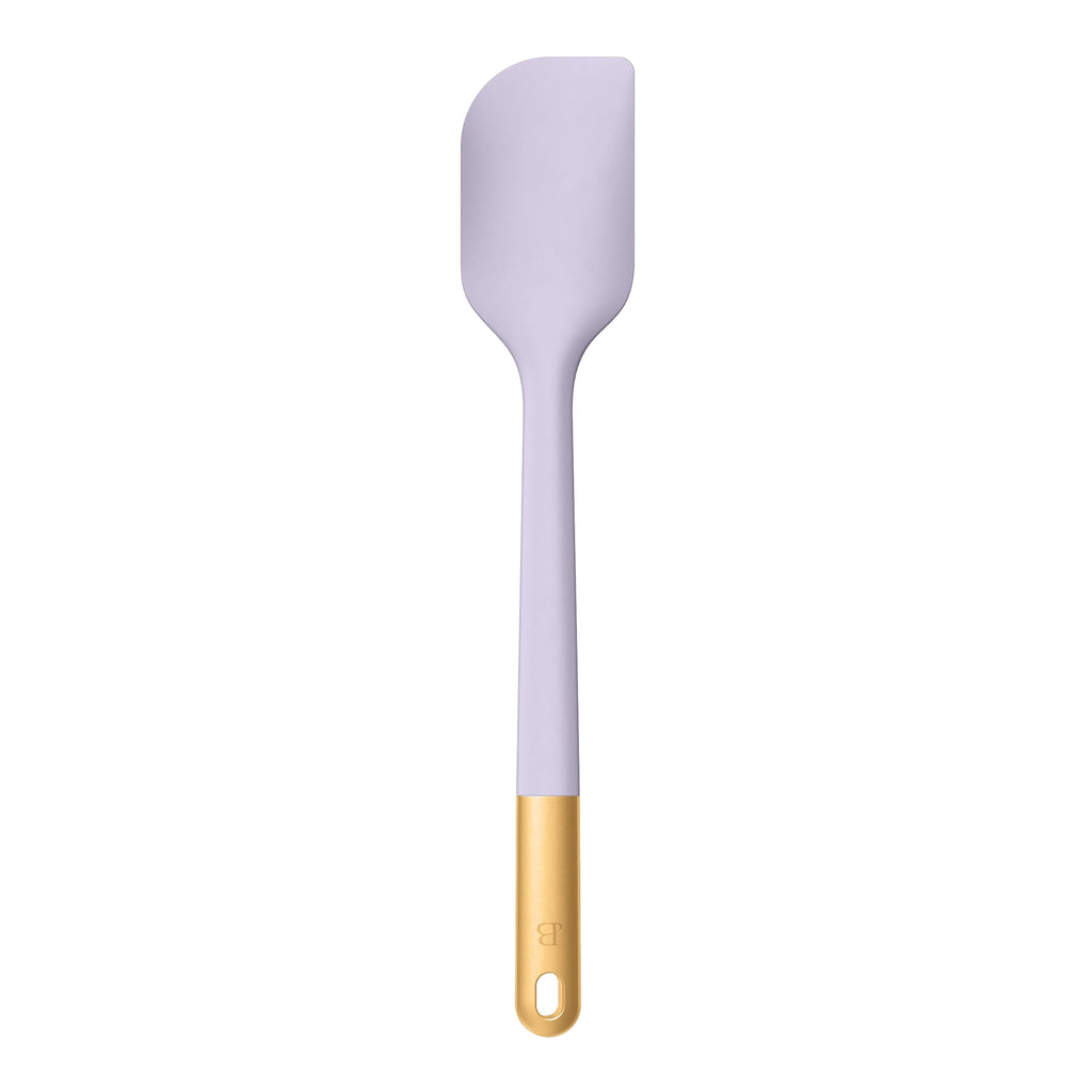 Beautiful 6-Piece Silicone Kitchen Tool Set with Ceramic Crock, Chocolate by Drew Barrymore