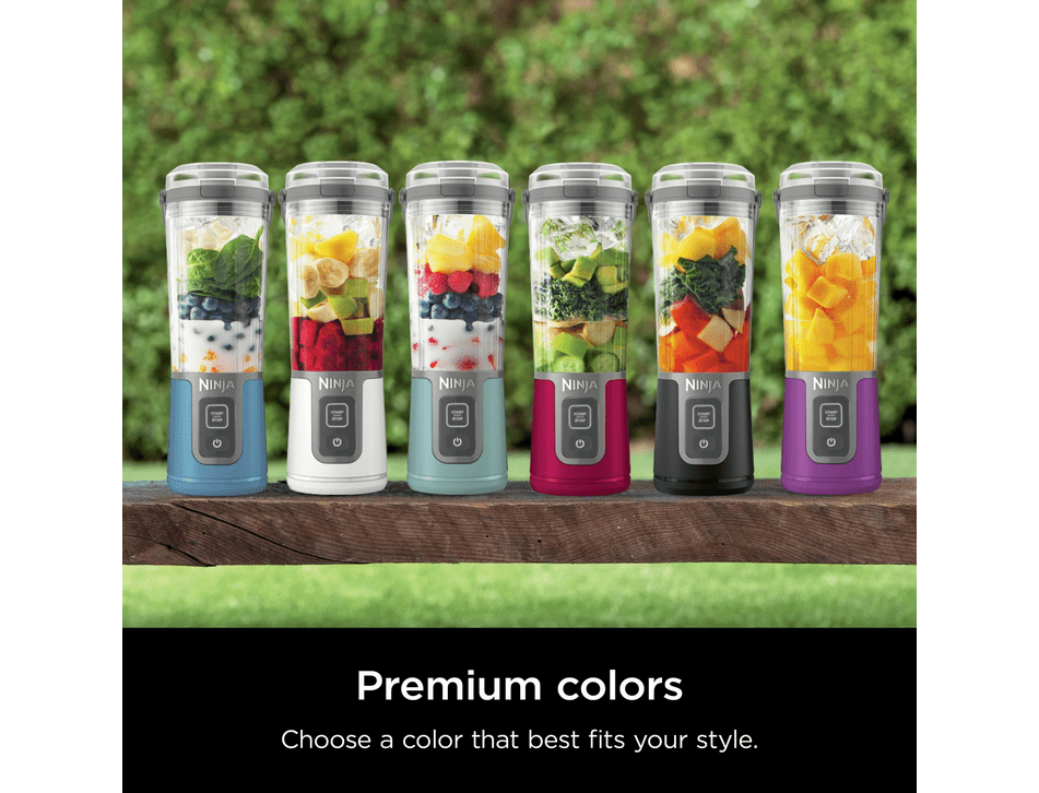 Restored Ninja Blast 16-Oz Portable Personal Blender, Leak Proof Lid & Easy Sip Spout, Smoothie Blender, BC100BK Black (Refurbished)